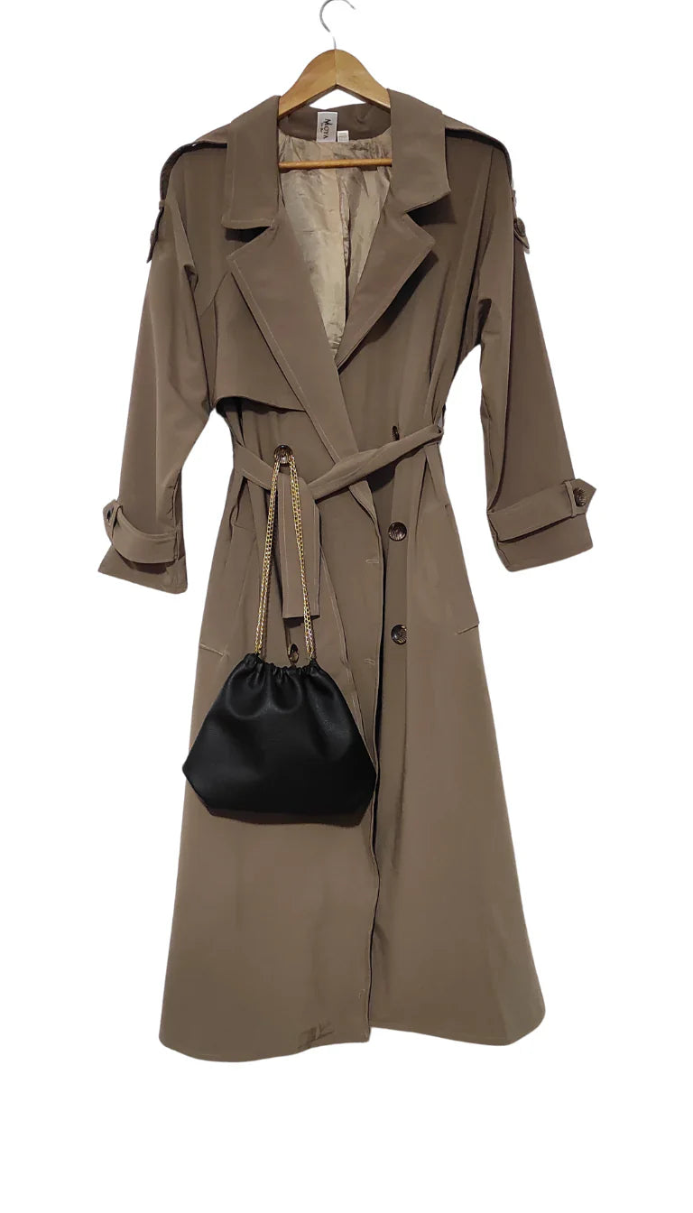 Trench-coat toile