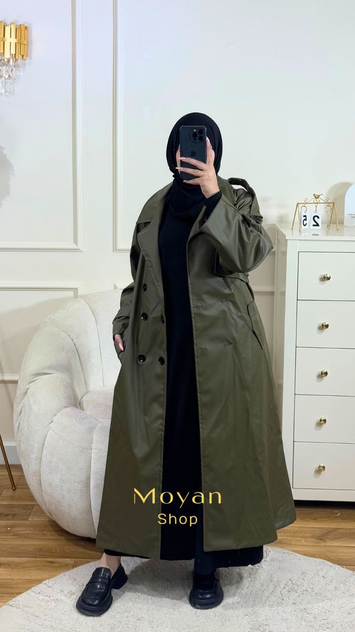 Trench Coat Skai. TAILLE 1  (38,40,42) TAILLE 2 (44,46,48)